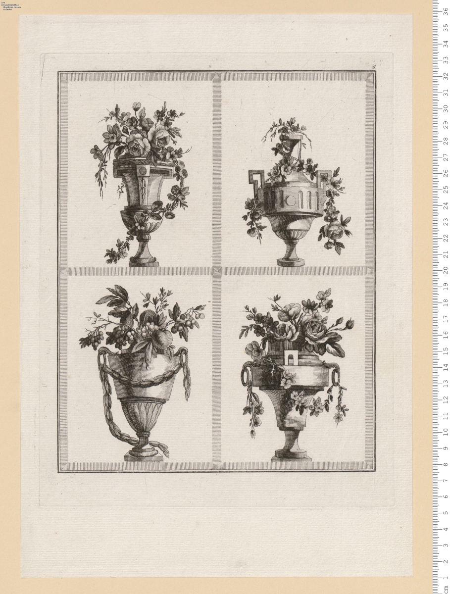 10.e Cayé de Fleurs et Vases.