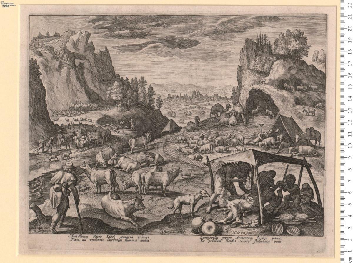 Folge: Bilder aus dem Neuen Testament mit Aufschriften: Natalis Christi, Resvrrectio, Pentecoste, Omnes Sancti und mit grottesken Randverzierungen. Bez: M. G. Figur. (die Hauptbilder:) [Ioan.] Sadler inven[it] et exc[ud. Antuerp.].