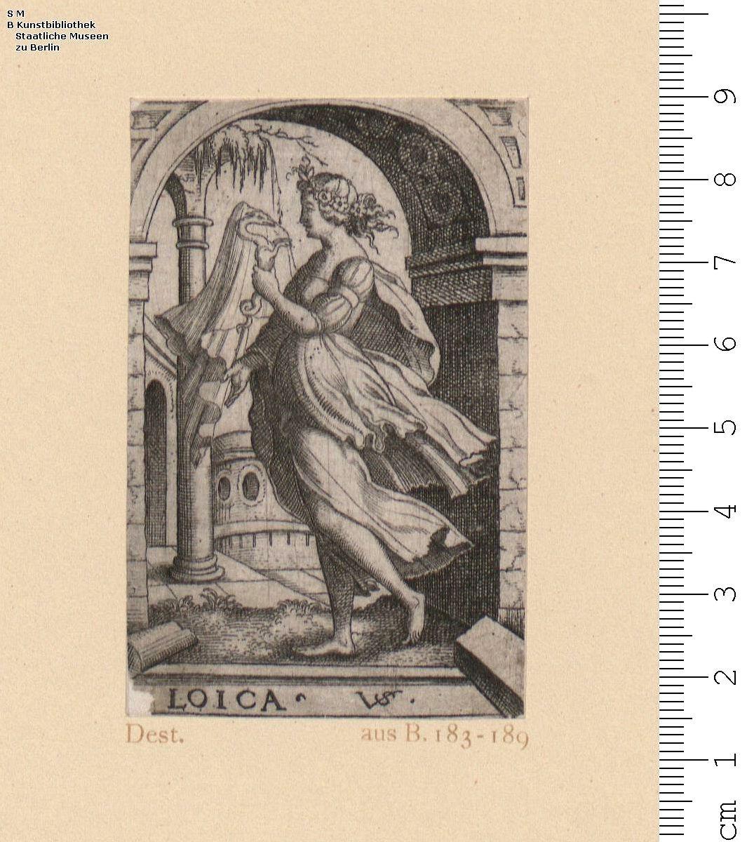 (4) 1 Bl. einer Folge: freie Künste, Loica; aus B. 183-189.