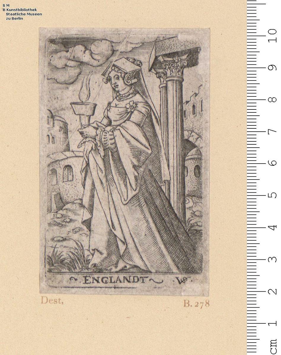 (6) 1 Bl. einer Folge: die Länder Europas, England; aus B. 274-283.
