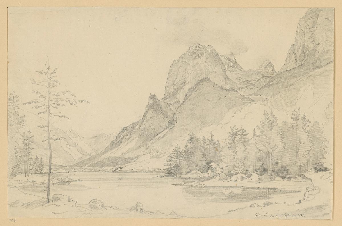 Der Hintersee bei Berchtesgaden