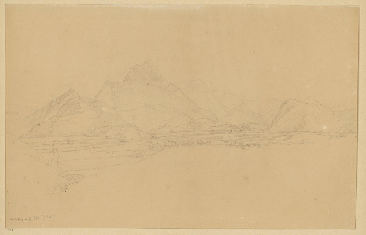 Alpenlandschaft zwischen Füssen und Reutti