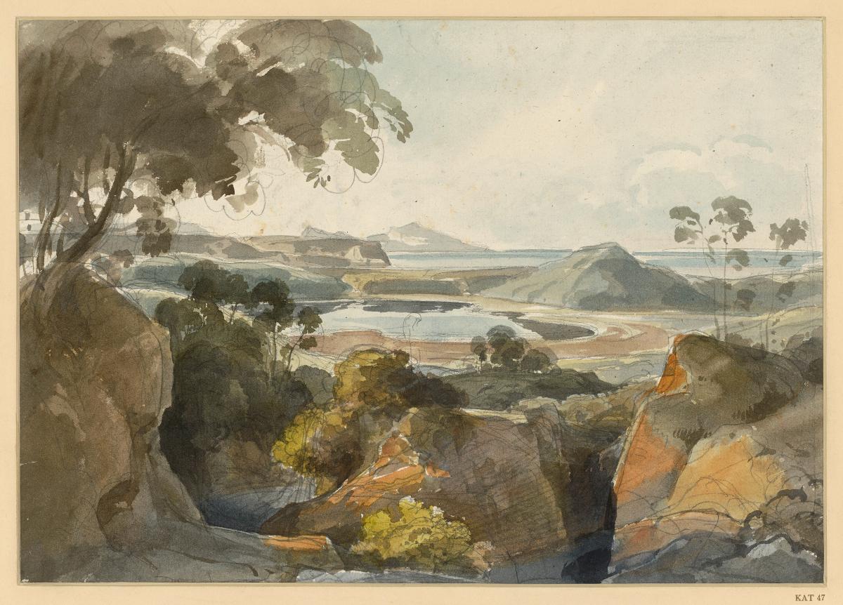 Italienische Küstenlandschaft