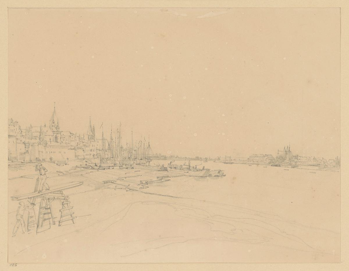 Hafen am Niederrhein (Köln?)