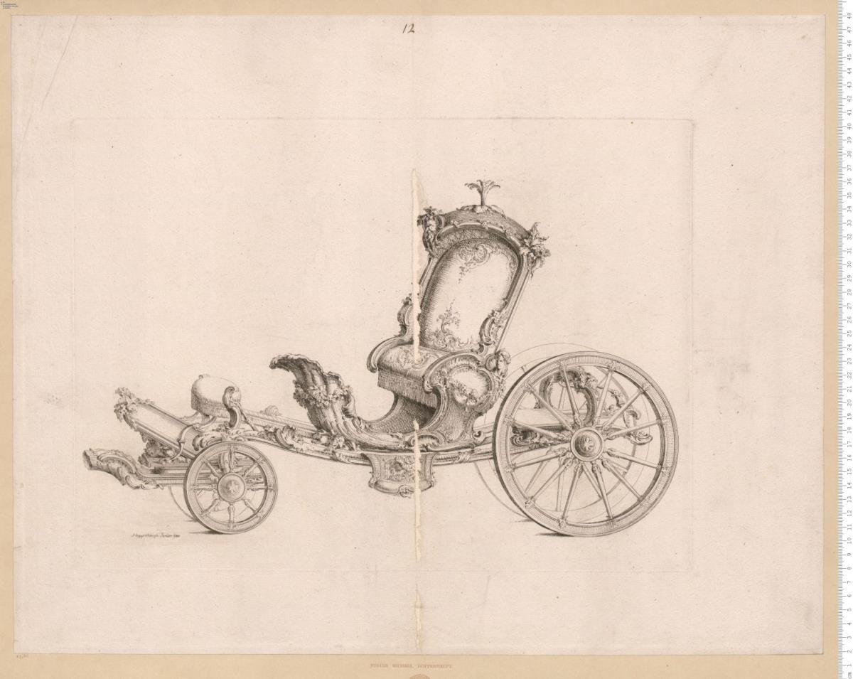 2 Blatt Prunkwagen