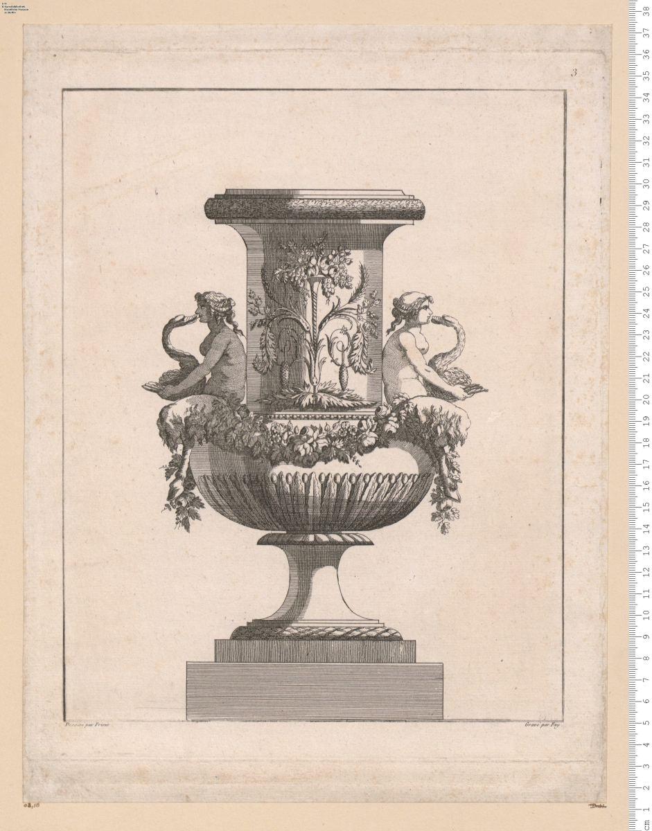 1 Vase mit Leda und dem Schwan