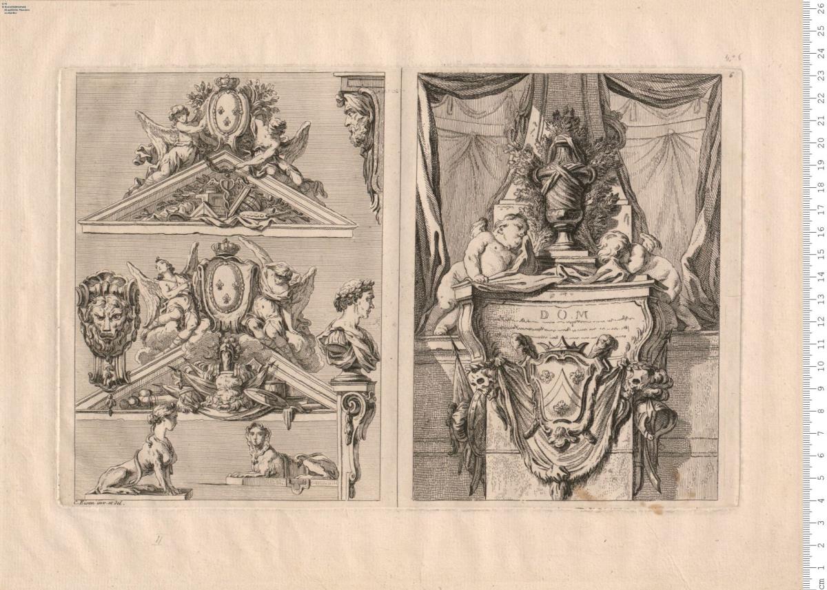 Premier Livre d'une Oeuvre suivie ... 1753. Blatt 4 bez: 1749.