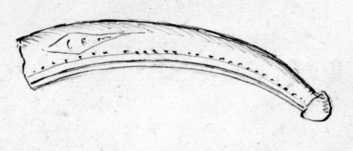 Rasiermesser (?), vorn abgebrochen