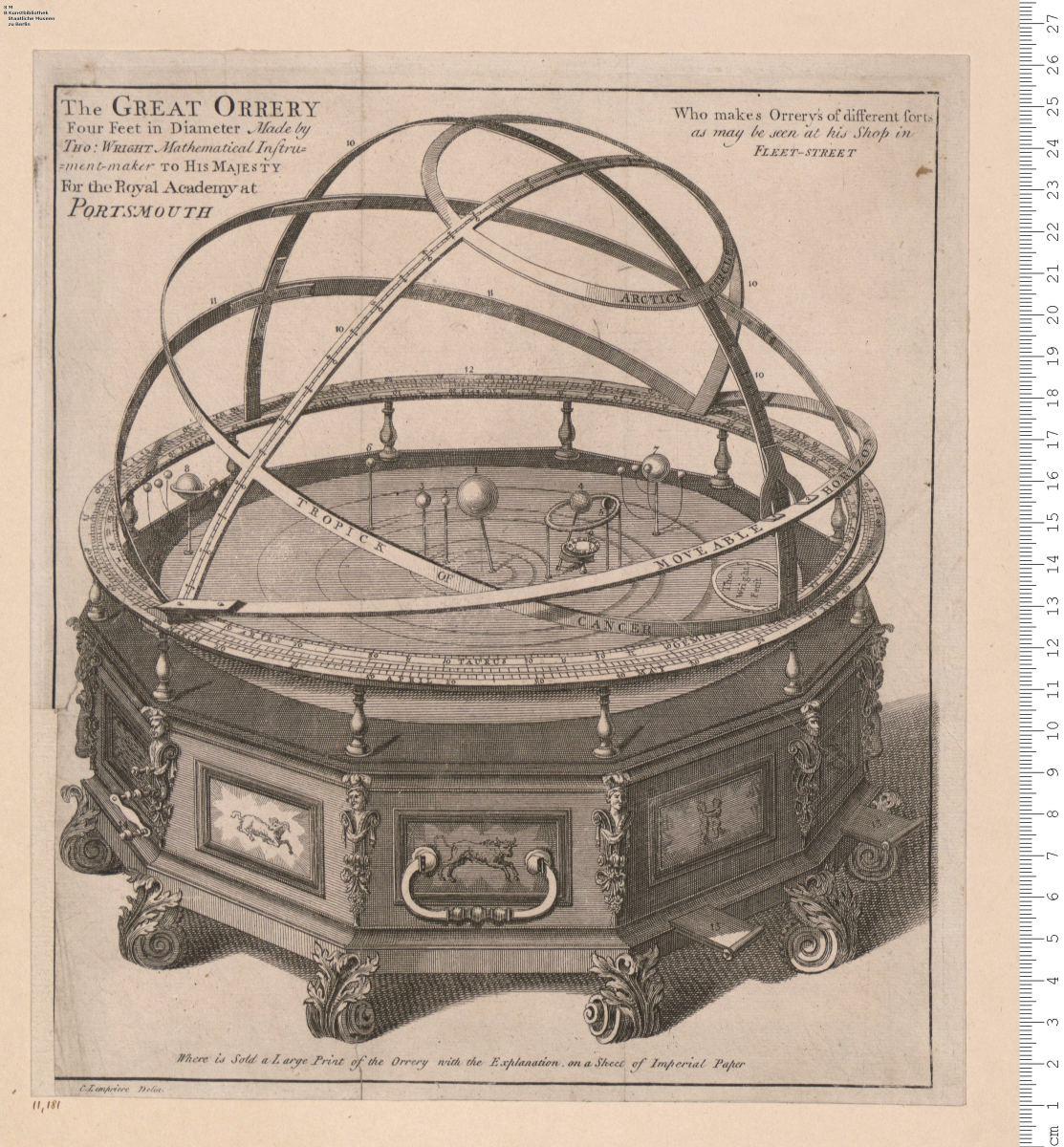 The Great Orrery ... for the Royal Academy at Portsmouth