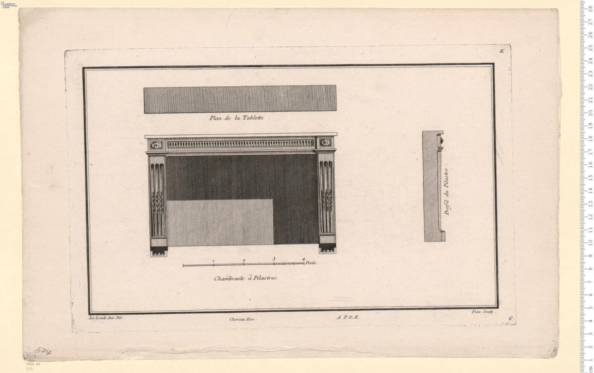 (8) Cahier 10 (K): Chambranles de Cheminées