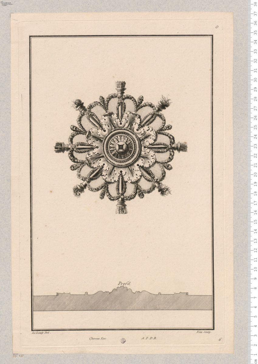 (10) Cahier 14 (O): Rosettes de Plafonds ...