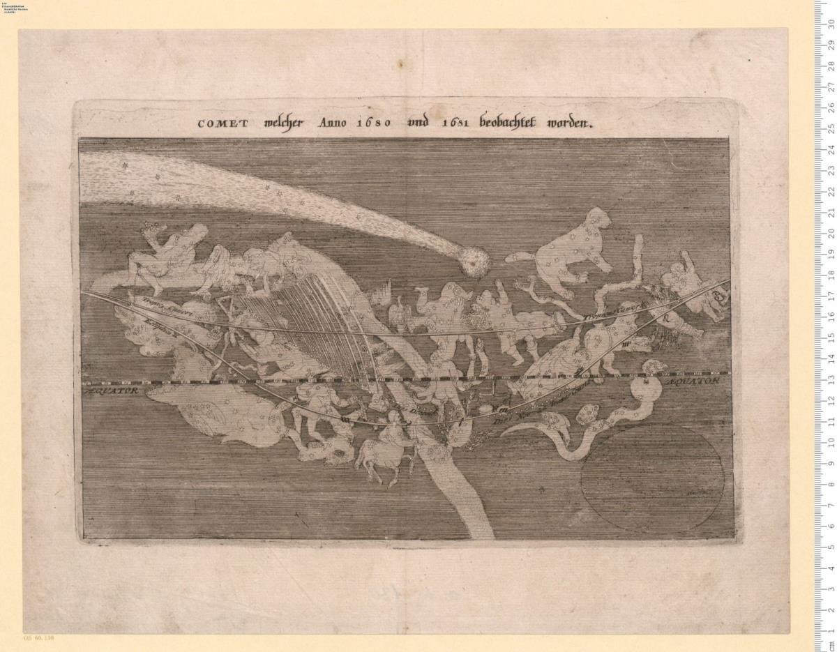 Comet welcher Anno 1680 und 1681 beobachtet worden.