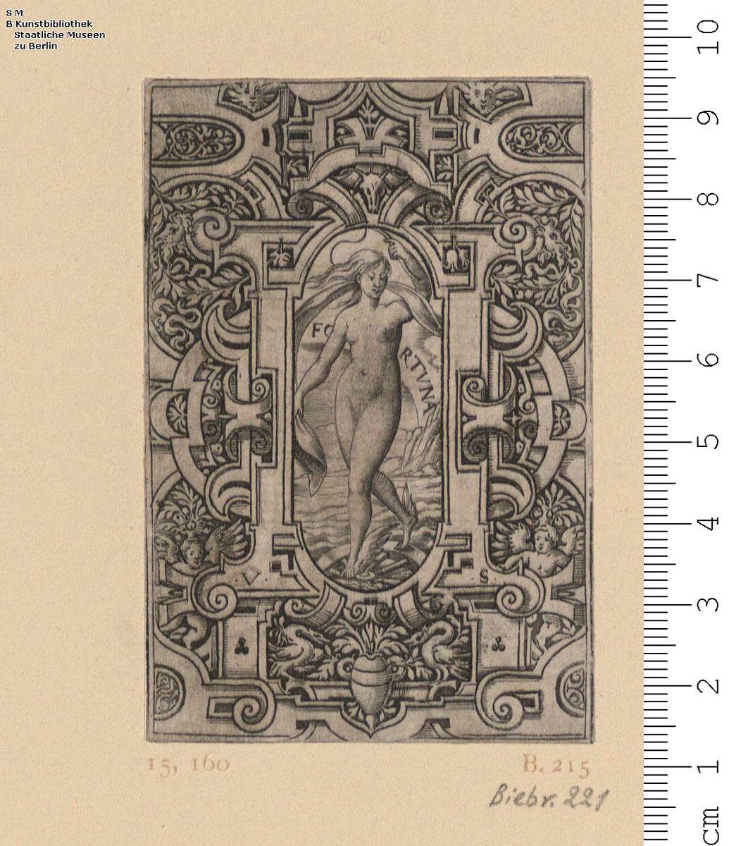 (3) 6 Blatt einer Folge: Rahmen, inmitten Figuren verschiedener Art.