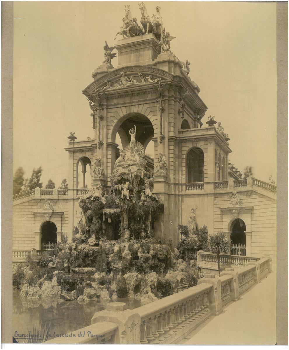 Barcelona, Park der Zitadelle, Wasserfall