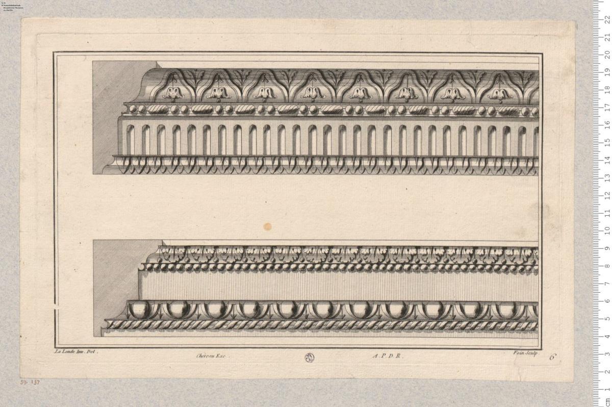 (14) Cahier 18 (S): ... Corniches et ... Moulures pour Meubles ...