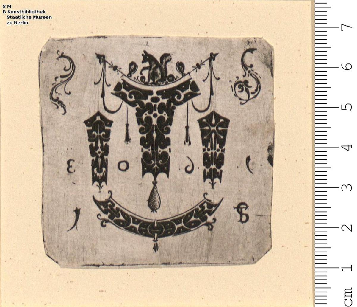 Schwarzornament: verschiedene Ziermotive für kleine Flächen mit kleinen Tieren