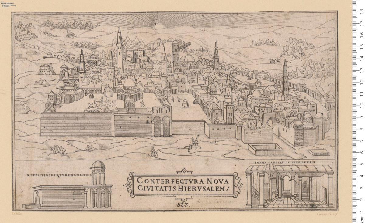 Conterfectvra Nova Civitatis Hiervsalem.