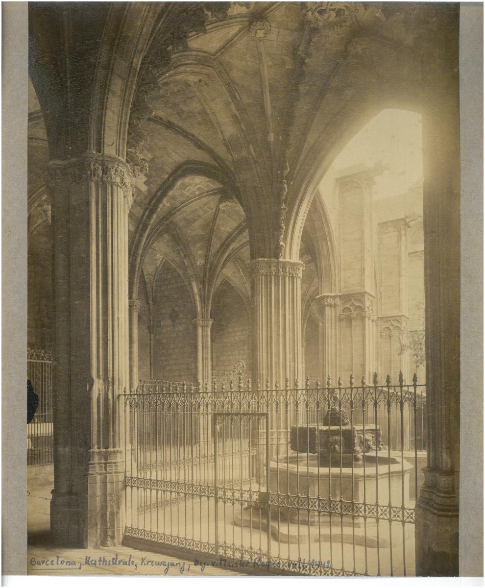 Barcelona, Kathedrale, Ansicht des Kreuzganges