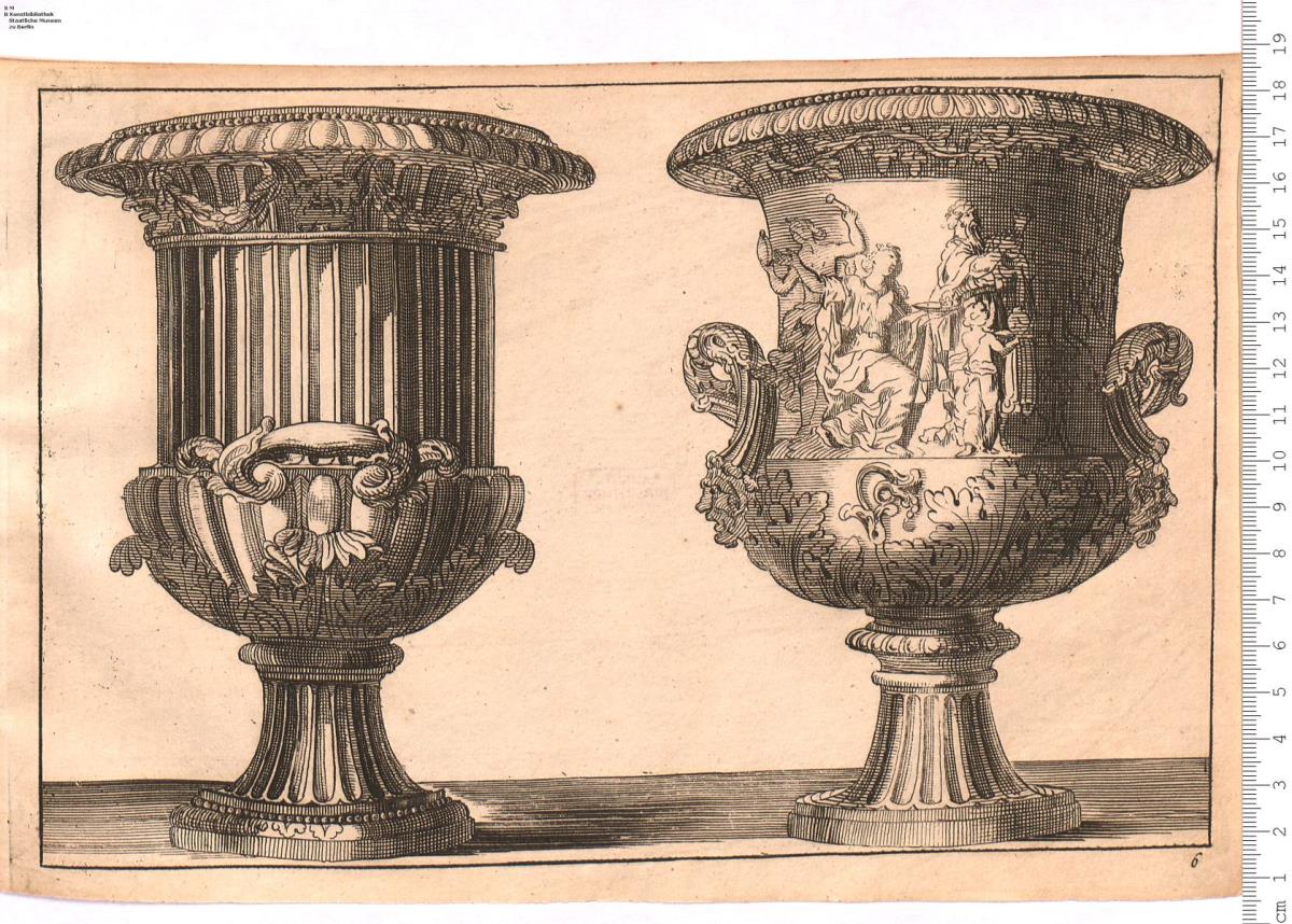 12) Nouveaux Liure de Vases et de Pots de Jardins.