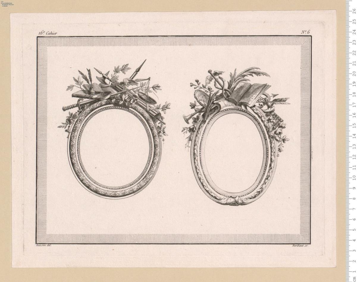 16.e Cahier de l'Oeuvre de Ranson (Rahmen).