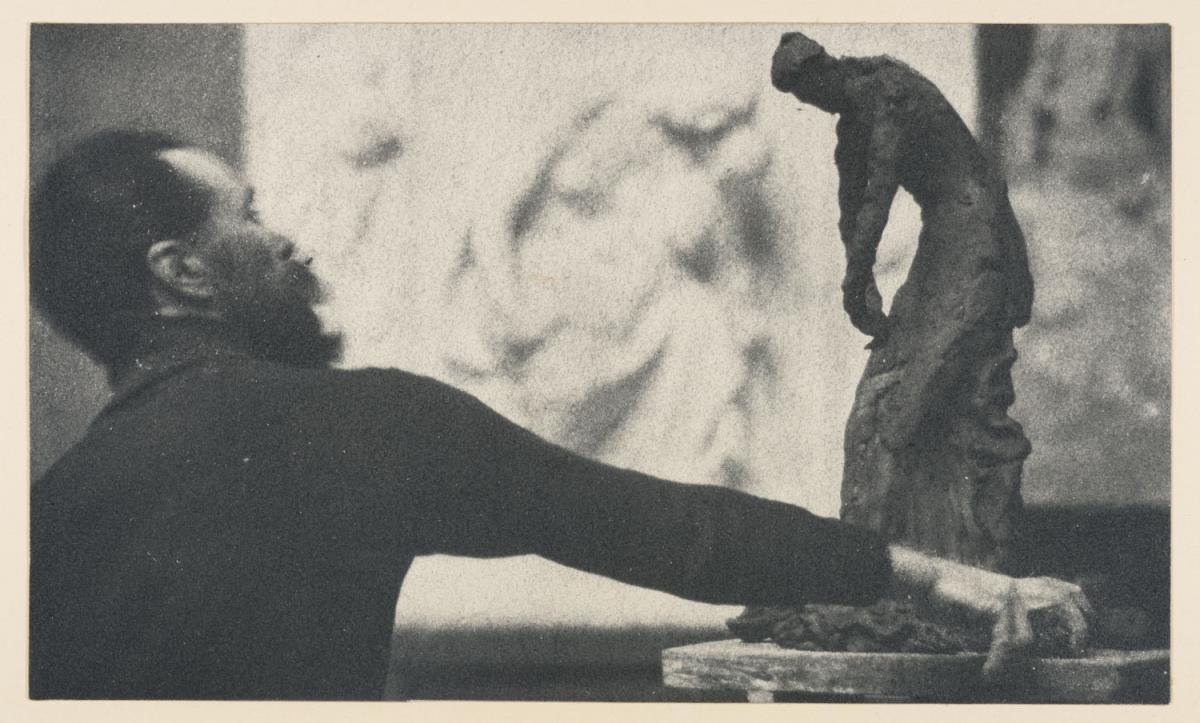Ohne Titel (Porträt des Bildhauers Braque)