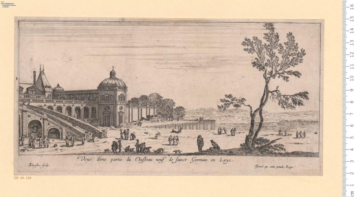 Veuë ... du Chasteau de Maison ...., Veuë d'une partie du Chasteau neuf de Sainct Germain en Laye.