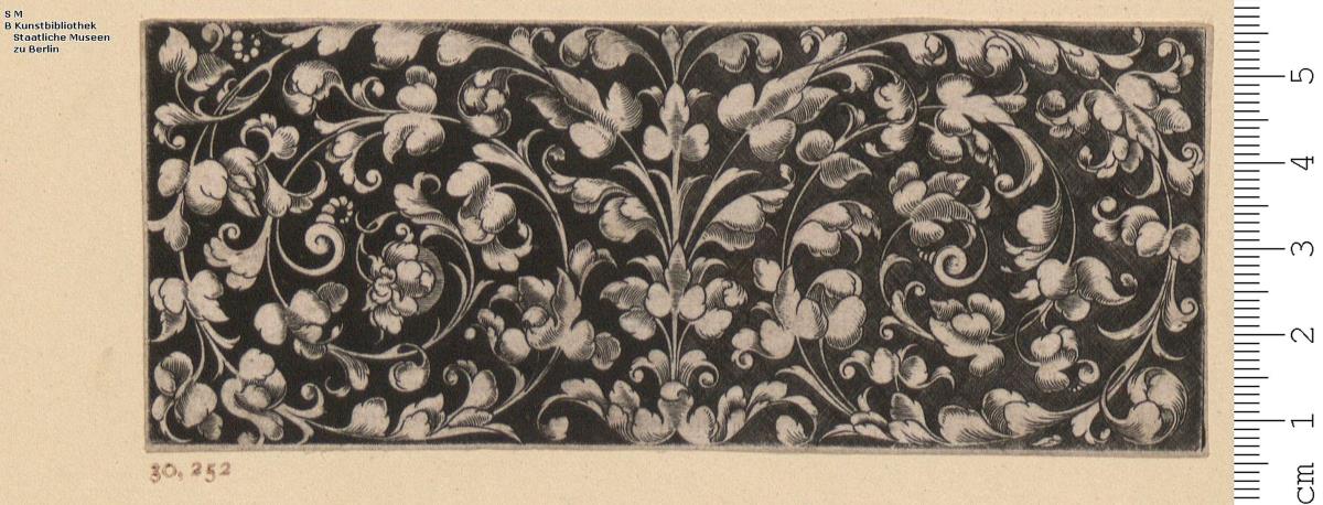 (2) Kleinmeister, Unbenannte: 5 Blatt Querfüllungen und Friese
