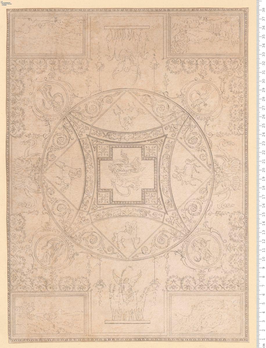 Decken aus der Villa Hadrians bei Tivoli. Vermutlich von Luigi Rossini.