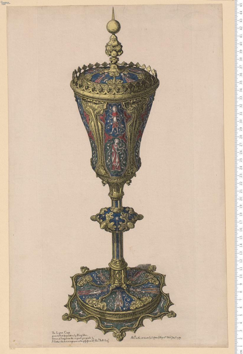 The Lynn Cup ... drawn ... from the original, & engrav'd by I. Carter ... Pub'd ... By I. Carter College St. West[minster]. Ian. y. 1787.