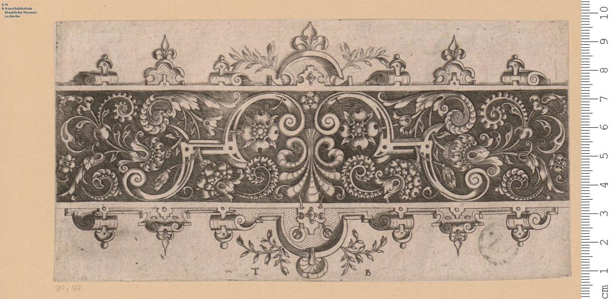 (1) Grotis for di goltschmit Vnd andern khunstiger. Grotis por les orfeure et aultre artissien. Theodore de bry. fe. et exc. 1589