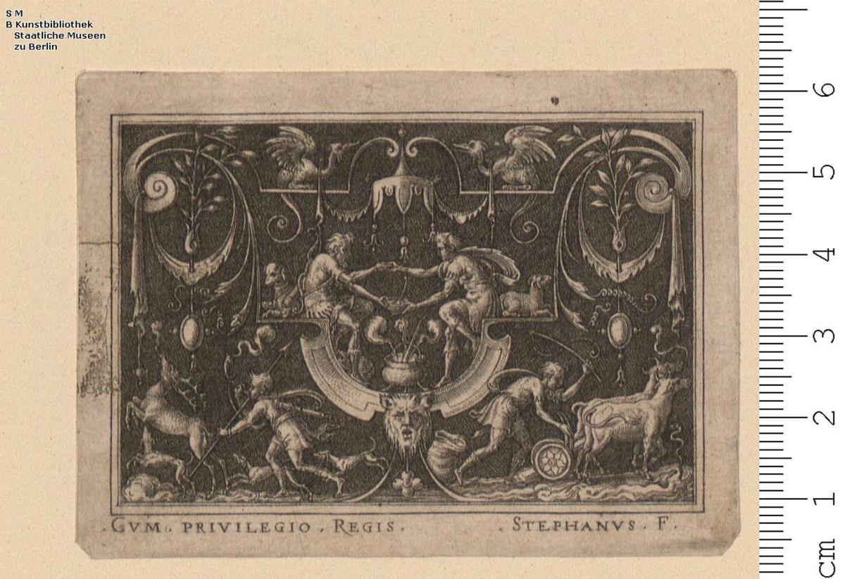 16) Folge: Füllungen, inmitten Szenen aus dem Alten Testament. Stephanvs. F.
