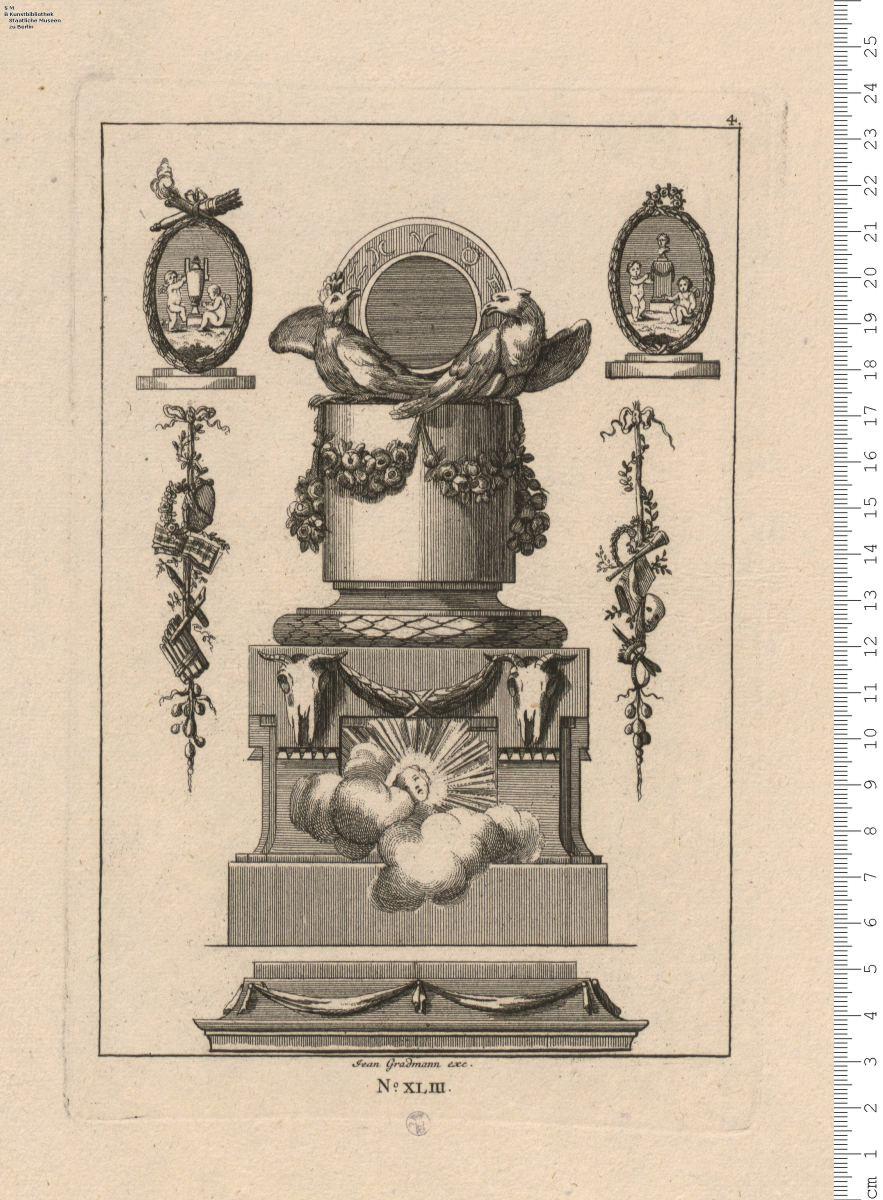 Boe^B4tes de Pendules &c. I. C. Schleich fec. Jean Gradmann exc.