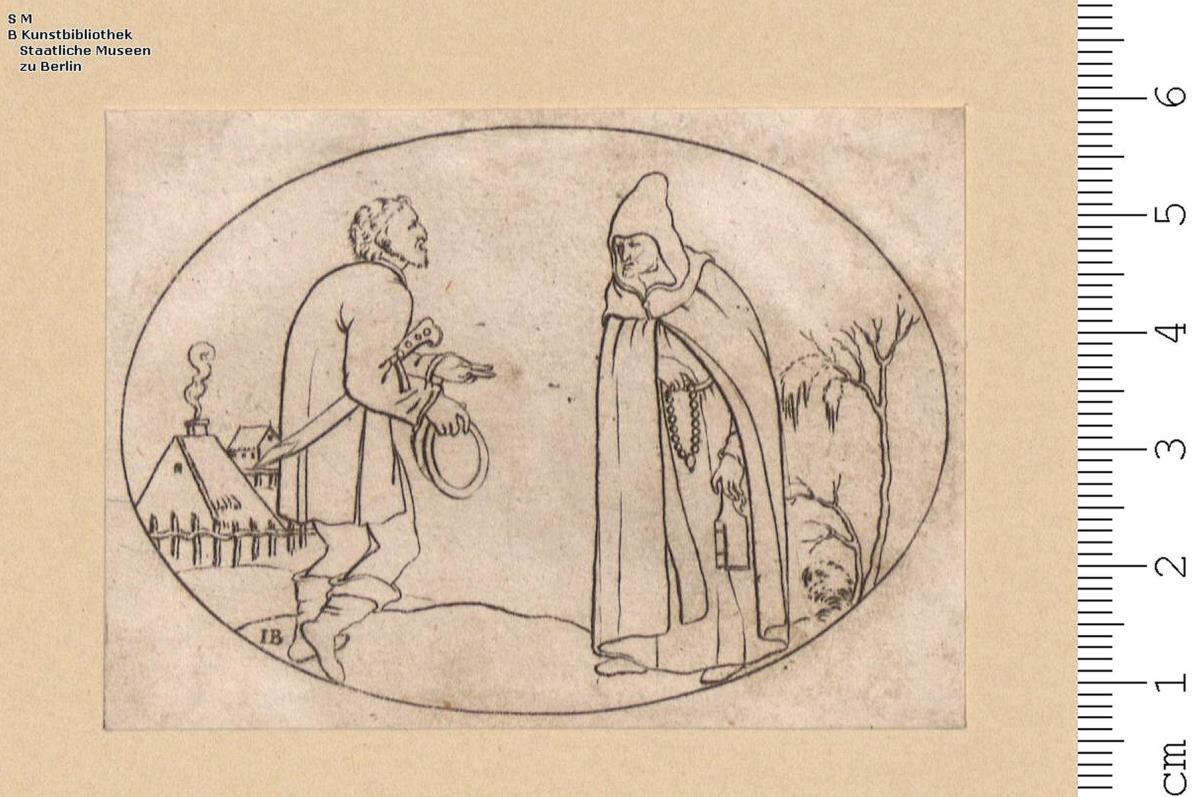 Bossen Bvechlein . Fecit Iacobvs Beytler In Ravenspvrg . An^BFo 15.88 . Titel u. 3 Bl. Ovale mit Figuren, bez: I B.