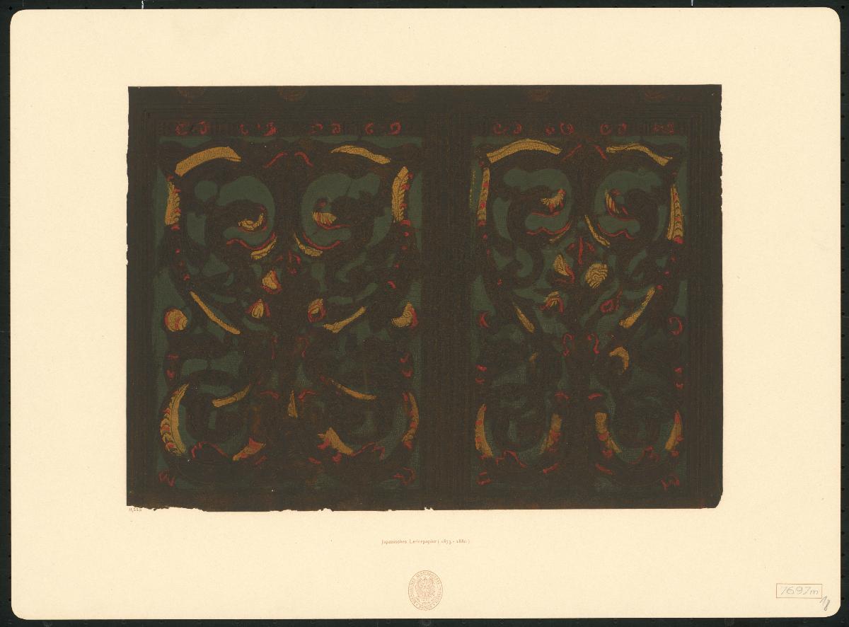 Japanisches Lederpapier (Gikakushi 擬革紙)