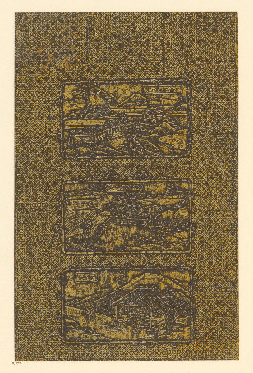 Japanisches Lederpapier (Gikakushi 擬革紙)