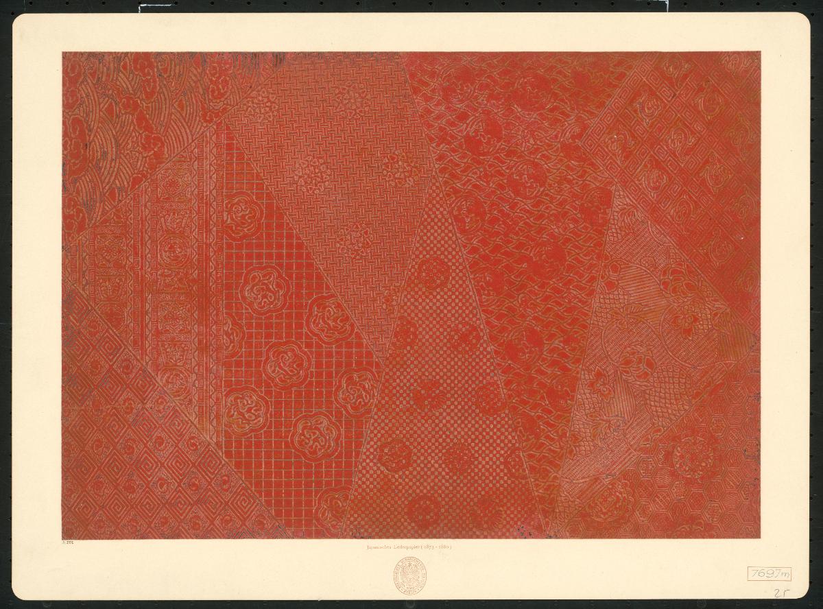 Japanisches Lederpapier (Gikakushi 擬革紙)