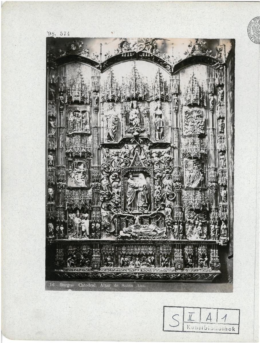 Burgos, Kathedrale, Altar der Heiligen Anna