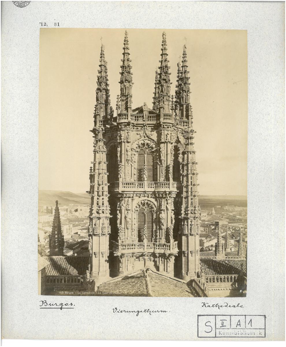 Burgos, Kathedrale, Ansicht des Vierungsturms