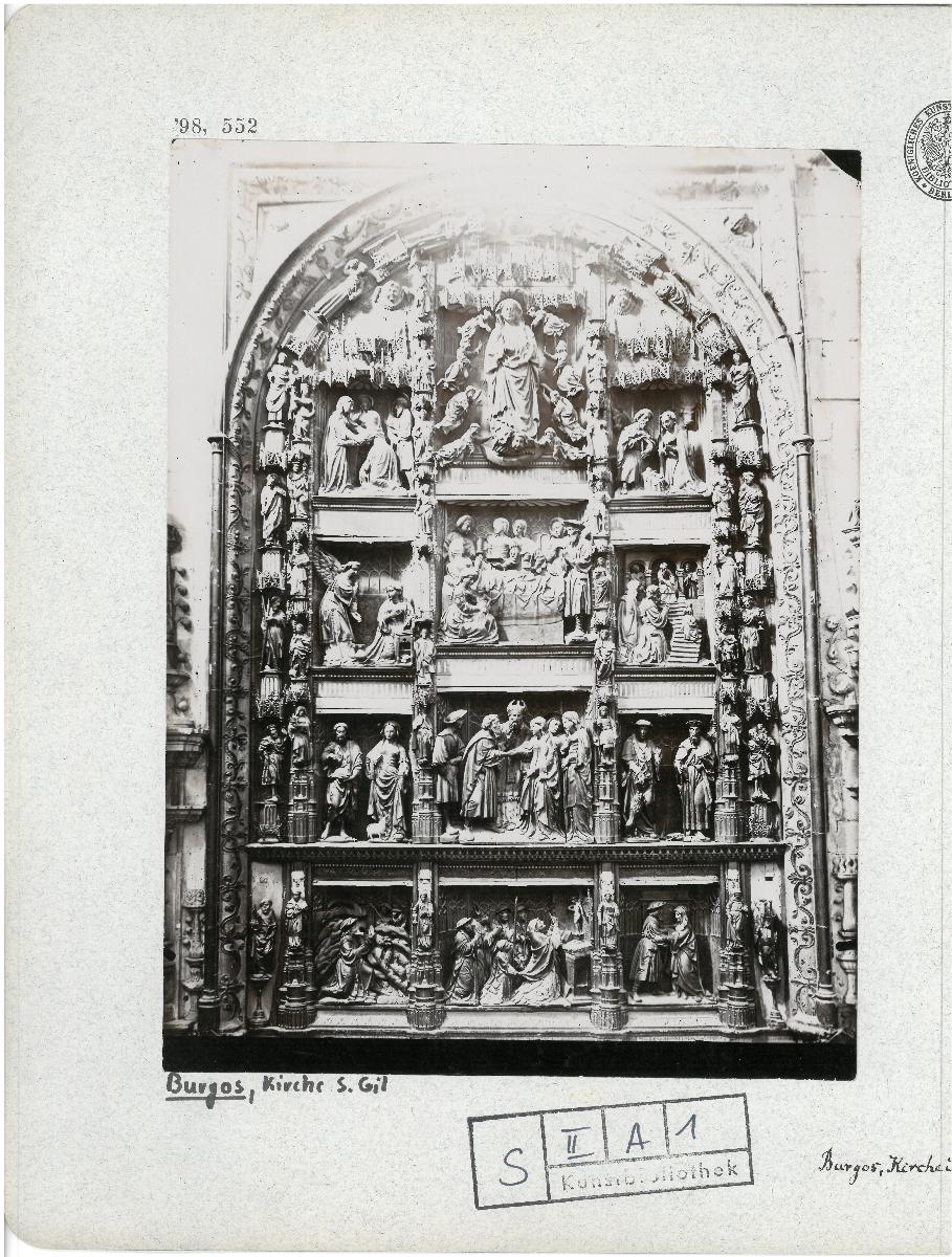 Burgos, Iglesia de San Gil, Kapelle, Retabel