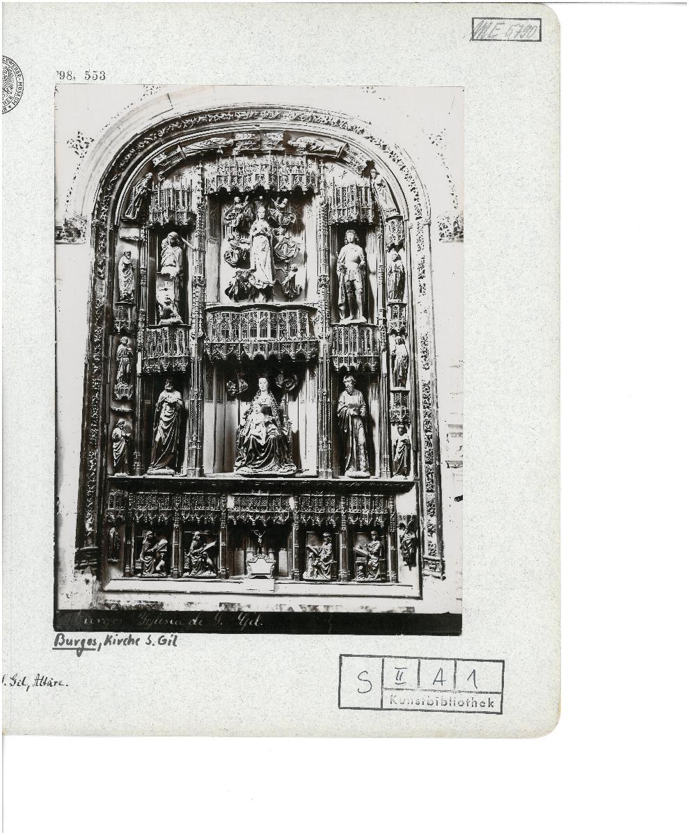 Burgos, Kirche San Gil, Capilla de la Buena Mañana, Retabel
