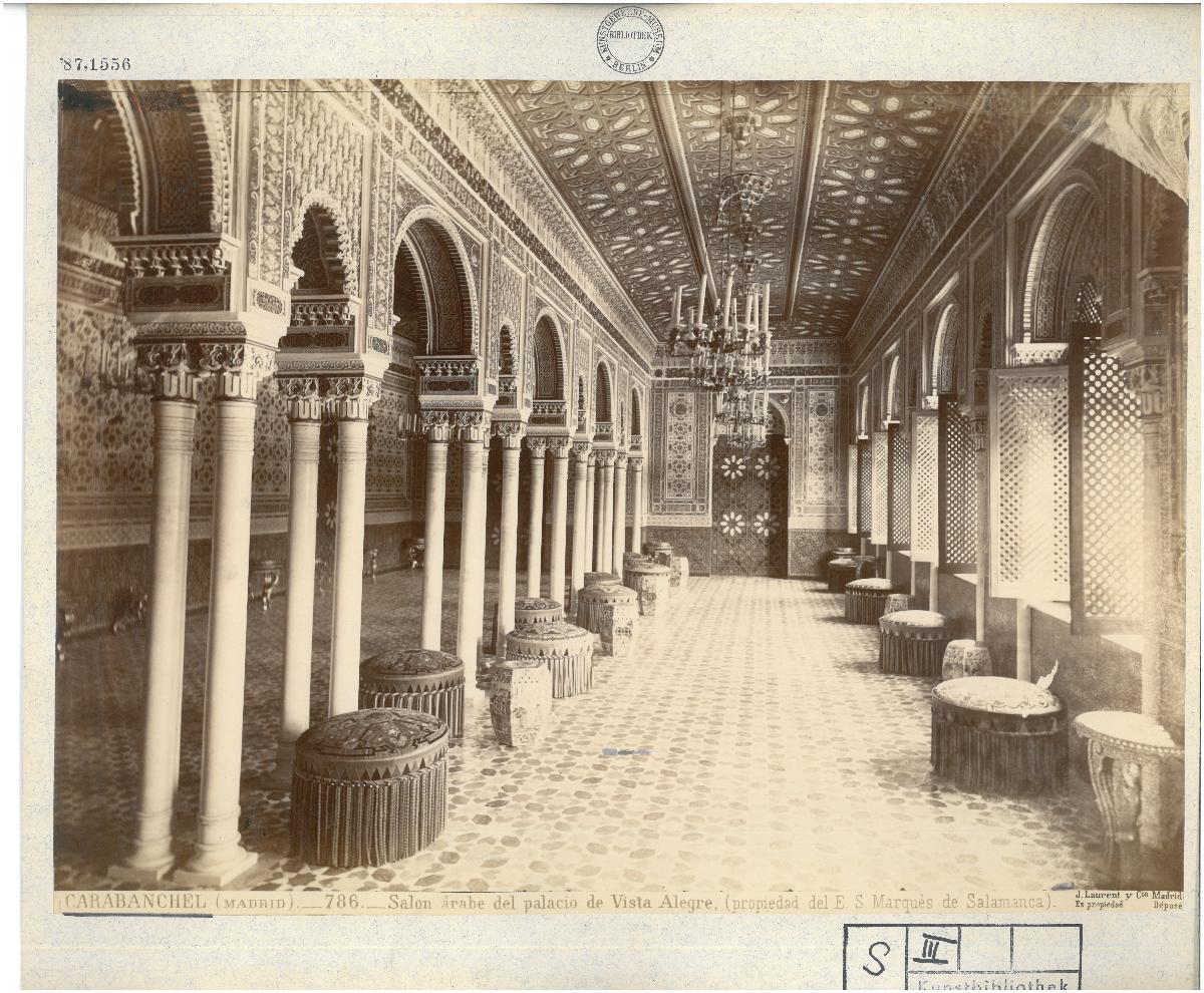 Madrid, Carabanchel, Palacio Vista Alegre, Arabischer Salon