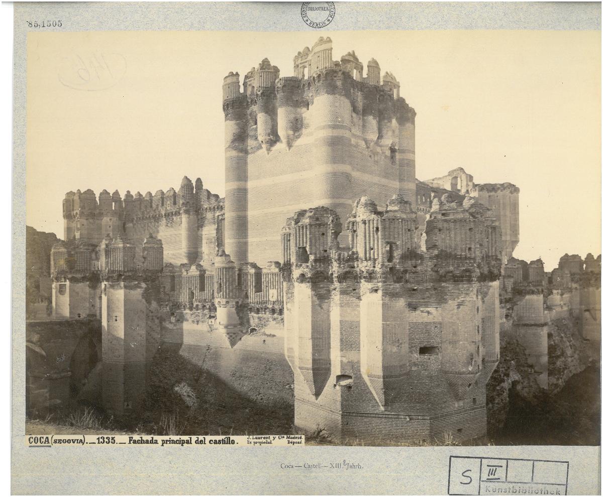 Segovia, Coca, Schloss, Hauptfassade