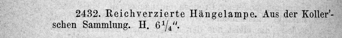 Reichverzierte Hängelampe (modern)