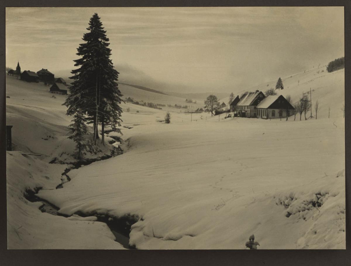 Schneelandschaft, Erzgebirge