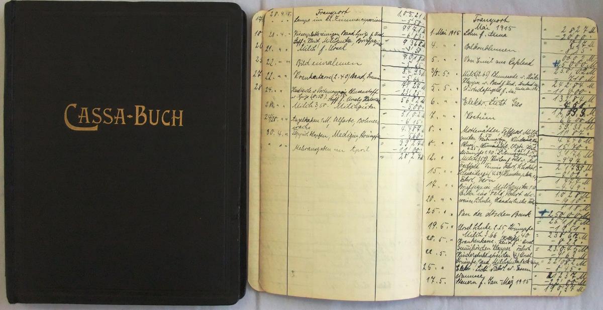 Cassa-Buch (für b)