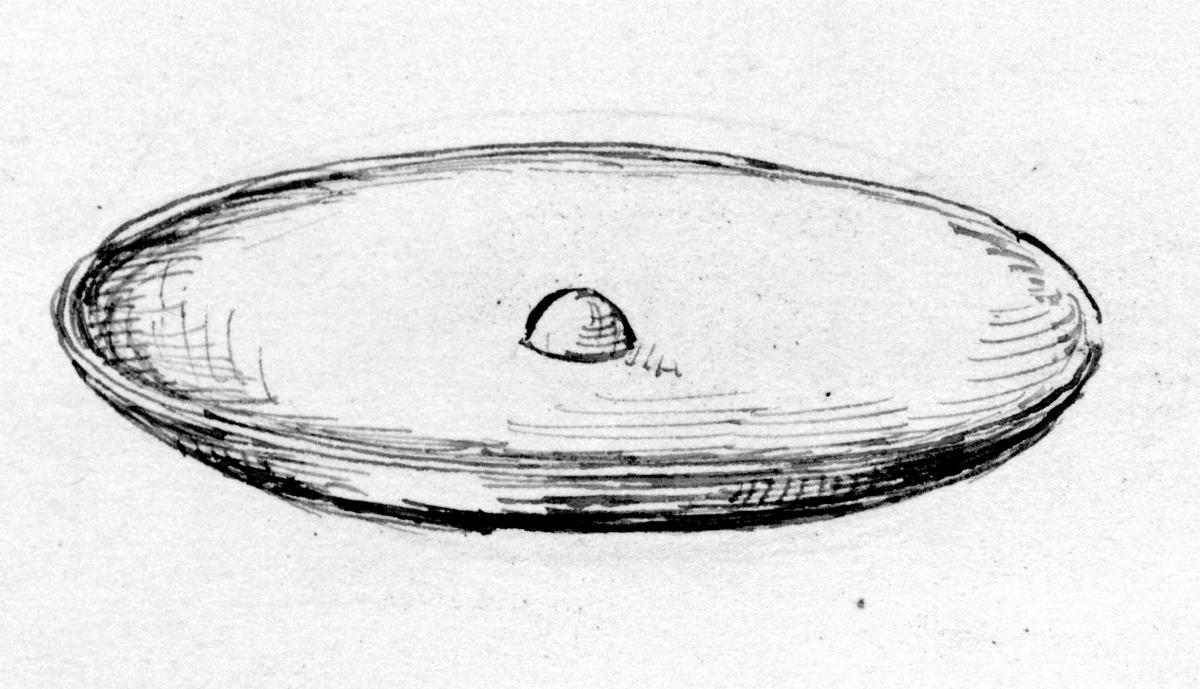 Kleine Omphalosschale aus Blech