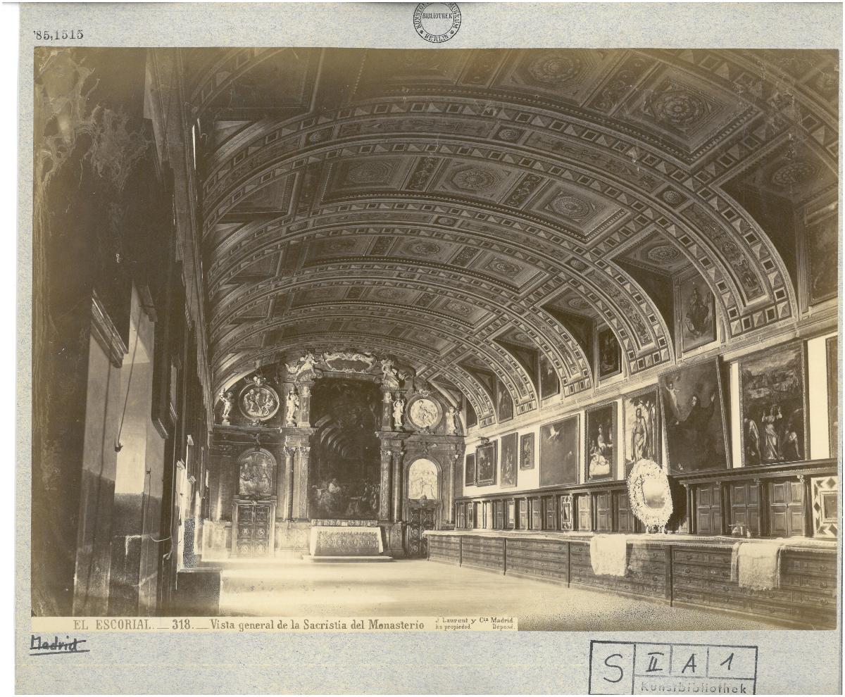 Madrid, San Lorenzo de El Escorial, El Escorial, Sakristei