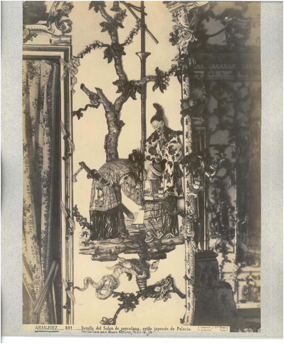 Madrid, Aranjuez, Königspalast, Porzellankabinett, Wanddekoration