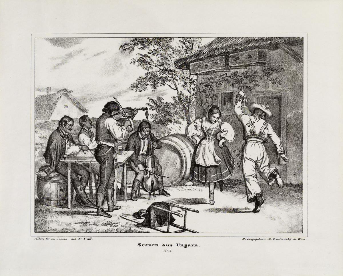 Scenen aus Ungarn. Nr. 3. Album für die Jugend, Heft No. XXIII.
