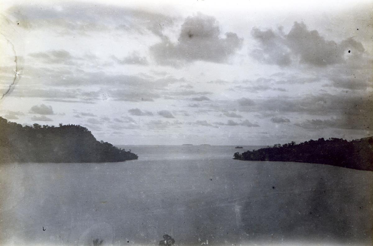 "Blick auf die Insel Popoko."